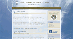 Desktop Screenshot of gawlerzion.com