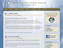 Tablet Screenshot of gawlerzion.com